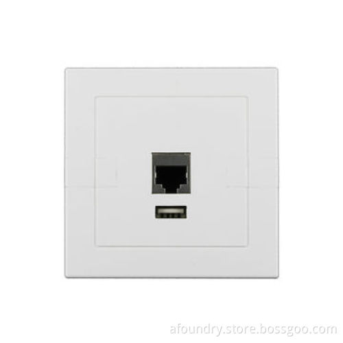 150Mbps PoE Wall-mounted Wireless Access Point, Network Managed Service Supported